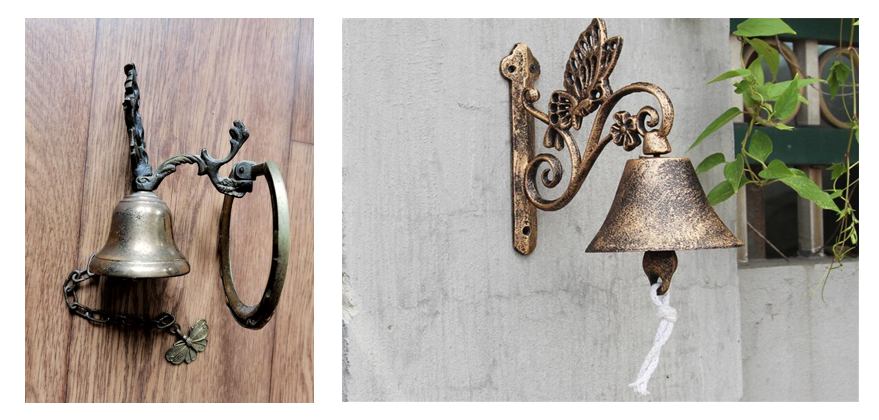 Колокольчик на двери для коррекции Двойки в Фэн Шуй
