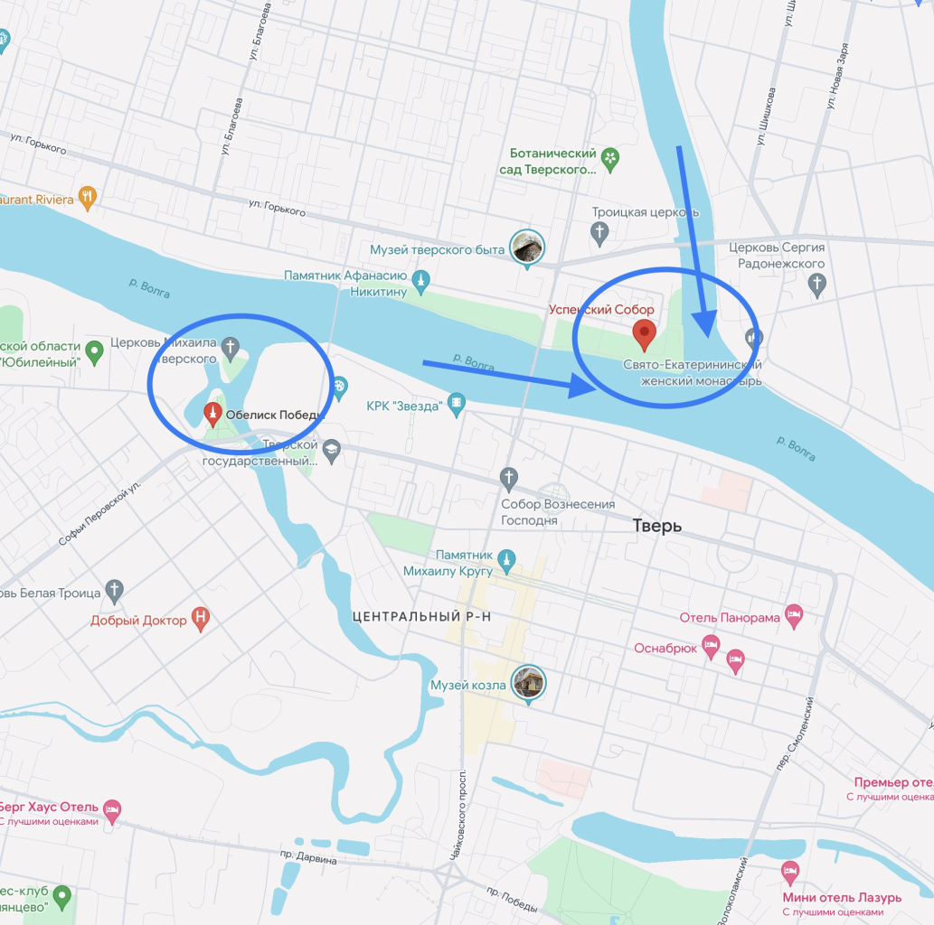 Водный рот по Фэн Шуй города Тверь